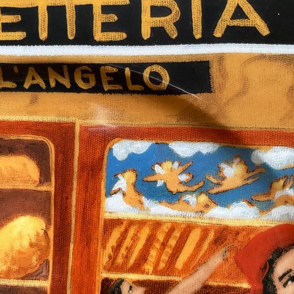 Tuscan Storefronts "PANETTERIA" Guy Buffet Dinner Plate Replacement - Picture 4 of 7
